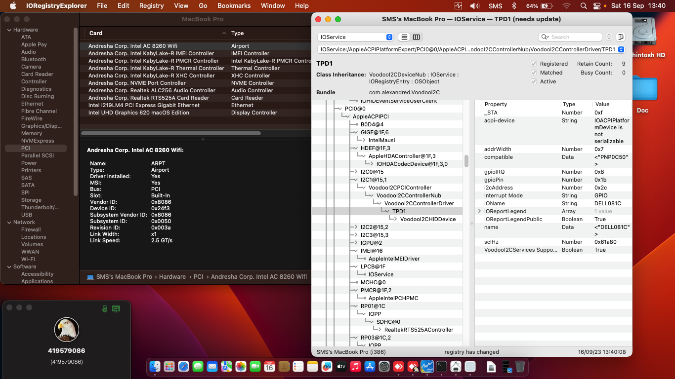 Dell Latitude 7490 6th [KabyLake R + Intel UHD 620 + I2C]   OpenCore 1